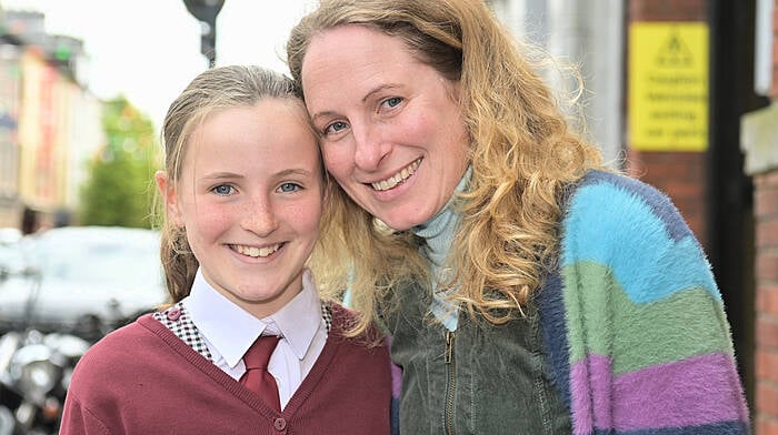 Méabh McCarthy and her mum Anne out and about in Clonakilty.  (Photo: Martin Walsh)