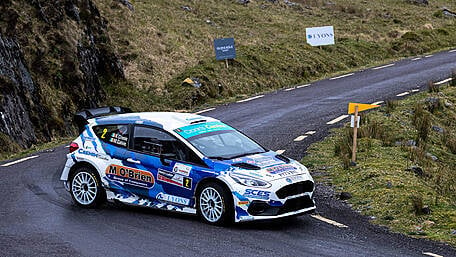 Keith Cronin left deflated after puncture costs him win in Rally of the Lakes Image