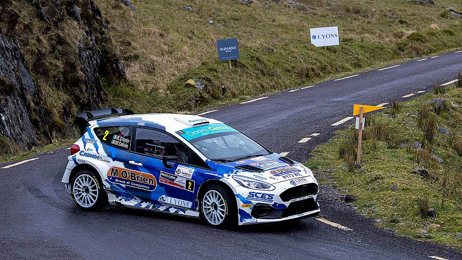 Keith Cronin left deflated after puncture costs him win in Rally of the Lakes Image