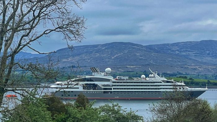 Bantry welcomed Le Boreal with its 240 passengers and 200 crew to the town on Tuesday May 7th. Le Boreal is the fourth cruise liner to visit Bantry this season. A total of 22 liners are expected to visit this year.