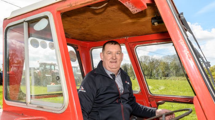 Denis Ryan from Innishannon drove a Massey Ferguson 133 at the Ballinascarthy tractor, truck and car run which was held in aid of Clogagh National School.  (Photo: David Patterson)