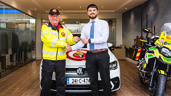 Blackwater Motors donates VW Polo to Blood Bikes Image