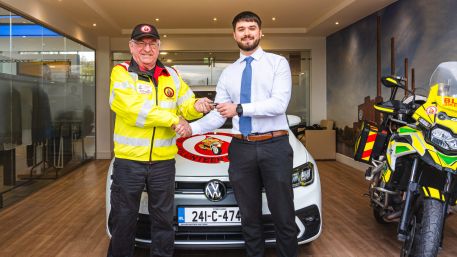 Blackwater Motors donates VW Polo to Blood Bikes Image