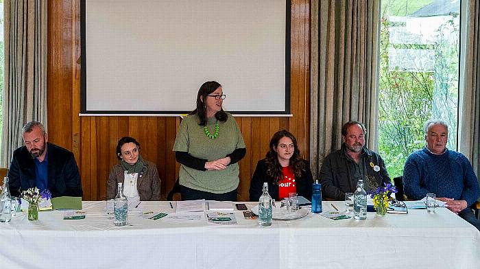 Derelict homes, water harvesting and climate part of lively ‘hustings’ debate Image