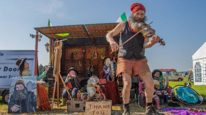 “Music Maker,” Paddy Power was at hand to entertain all ages at Bandon Show. (Photo: Gearoid Holland)