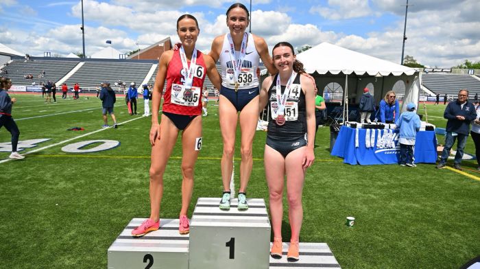 Maeve O’Neill races to 800m bronze at Big East outdoors Image