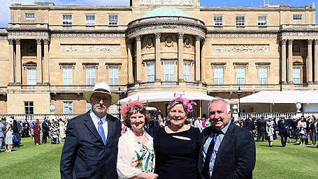 RNLI volunteers join royals for party at Buckingham Palace Image