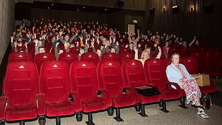 Students light up the big screen at Bantry cinema Image