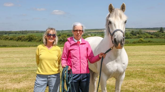 Anne Coyne from Rathbarry with Rose McCarthy from Ballinascarthy and her Connemara pony Ruby at the annual agricultural show that was held in Belgooly.  (Photo: David Creedon)