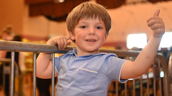 Fionn O’Driscoll-Hayes from Schull gives his approval for the count at Clonakilty.  Photo: Martin Walsh.