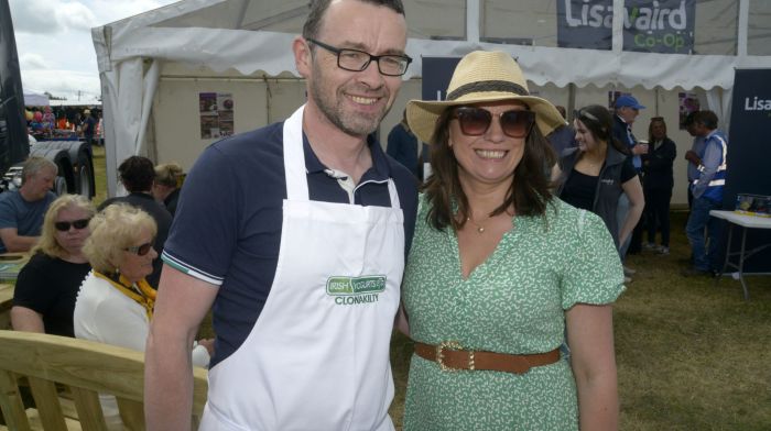 NEWS 9/6/2024 Pictured at Clonakilty agricultural show was Oliver and Teresa O'Brien from Killbritain. Picture Denis Boyle