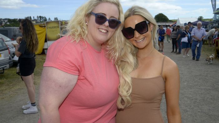 NEWS 9/6/2024 Pictured at Clonakilty agricultural show was Bríd Shannahan and Karen O'Callaghan. Picture Denis Boyle