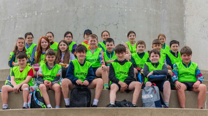 Pupils from Coomhola National School enjoyed the athletics activity day which was held recently at Coláiste Pobail Bheanntraí.  Six primary schools from around West Cork attended the day where the children participated in a number of different athletic activities. The day was organised by Craig Harrington of Cork Sports Partnership.   (Photo: Andy Gibson)