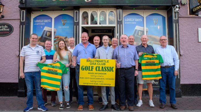 The Ballymartle golf classic, sponsored by Kitty O’Sé’s, was launched last Friday.   (Photo: John Allen)