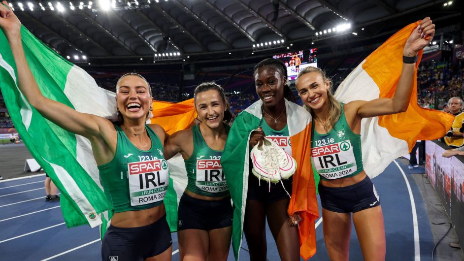 'The stuff of dreams,' as Phil Healy and Irish women's 4x400m relay team win European silver! Image