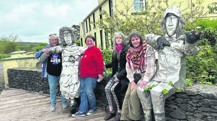 Twist of fate as farmer Jim joins tour to remember sculptor Image