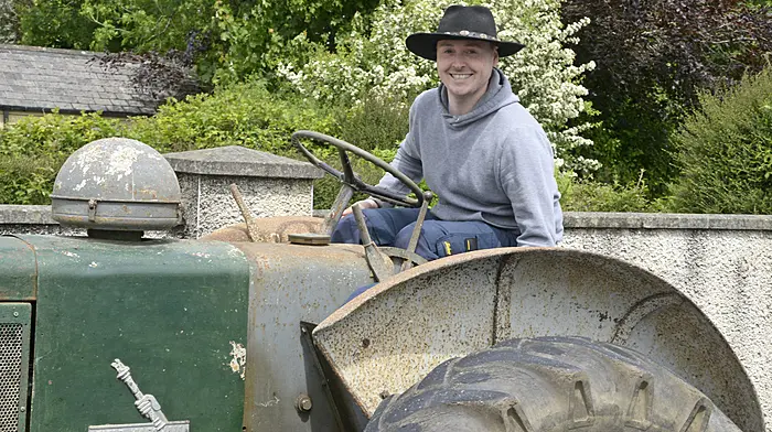 Paul Barry on his Field Marshall at the recent tractor run held in Dunmanway. (Photo: Denis Boyle)