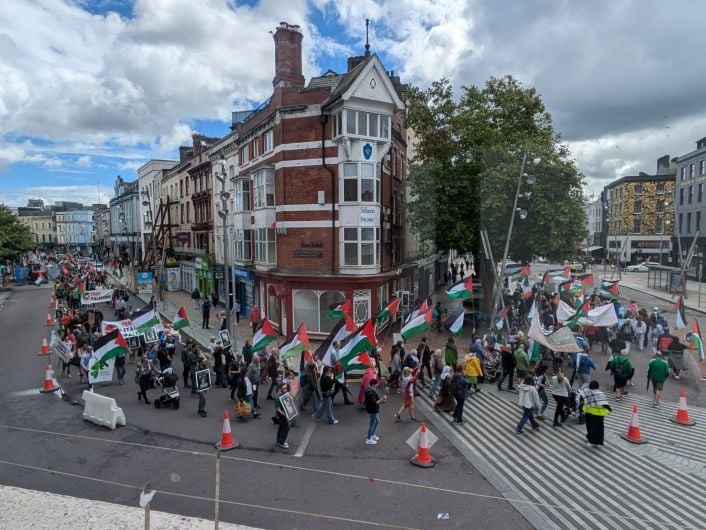 Protest in Cork urges tech workers to refuse Israeli government work Image