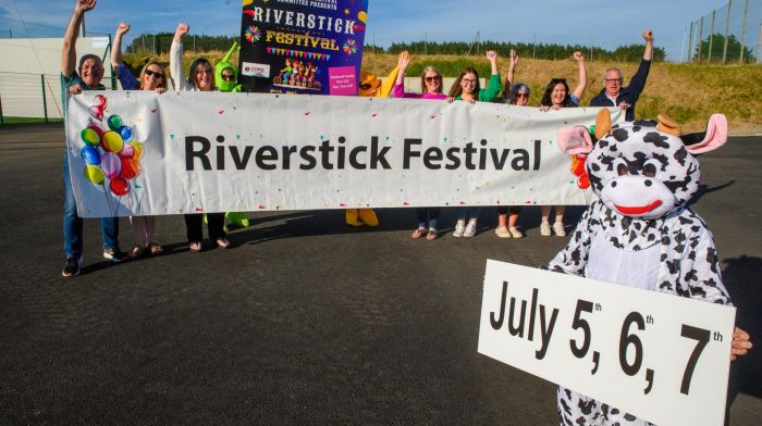 The festival committee celebrating the launch of the Riverstick Festival.  (Photo: John Allen)