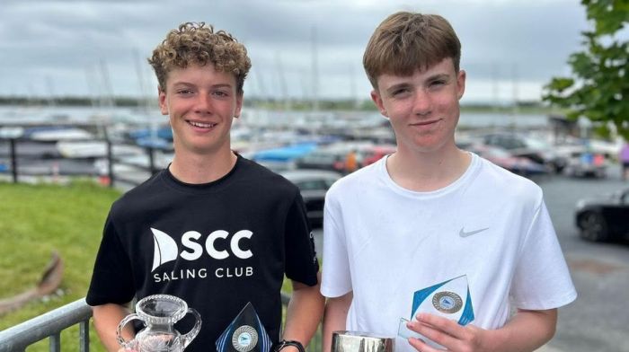 Schull Harbour Sailing Club’s Daniel Copithorne, along with his crew Matt  Mapplebeck, won the silver fleet at the 420 Connaughts held at Galway Bay Sailing Club last weekend and finished fourth overall.