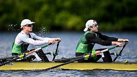 Paul and Fintan start defence of Olympic title in style Image