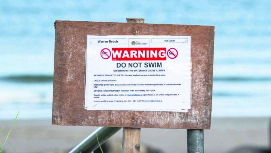 Swim ban at Warren over ‘raw sewage’ Image