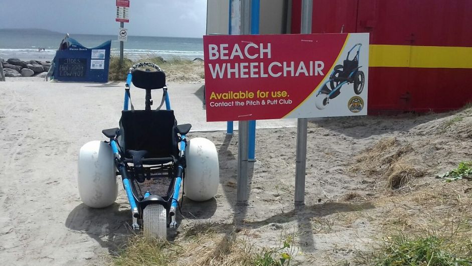 Signs will soon direct public to beach wheelchair service Image