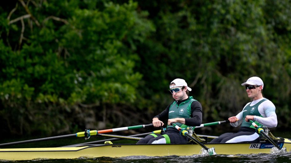 Skibbereen Rowing Club's four Olympians in action in the Paris Games on Sunday Image