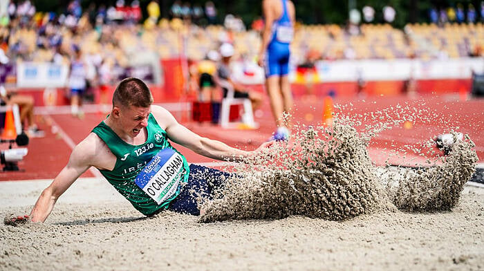 Eoin O'Callaghan hits his target on the European stage Image