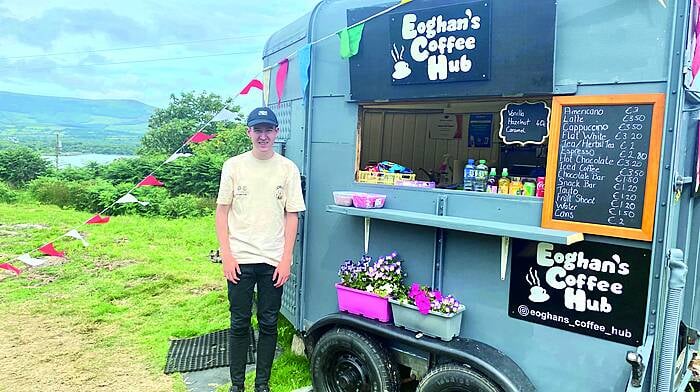 Eoghan’s café is at the hub of the action on Bere island Image