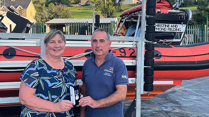 Mary Rose honoured for her work with the RNLI Image