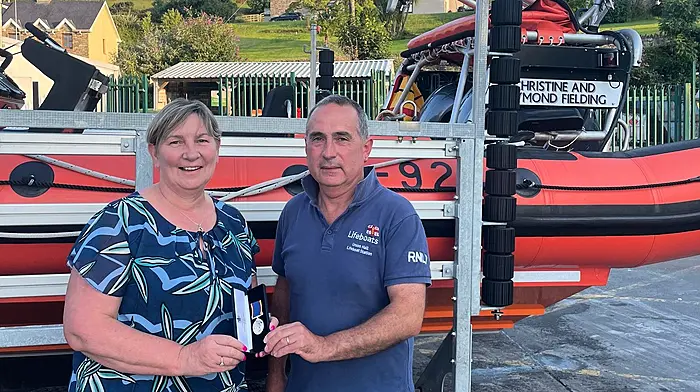 Mary Rose honoured for her work with the RNLI Image