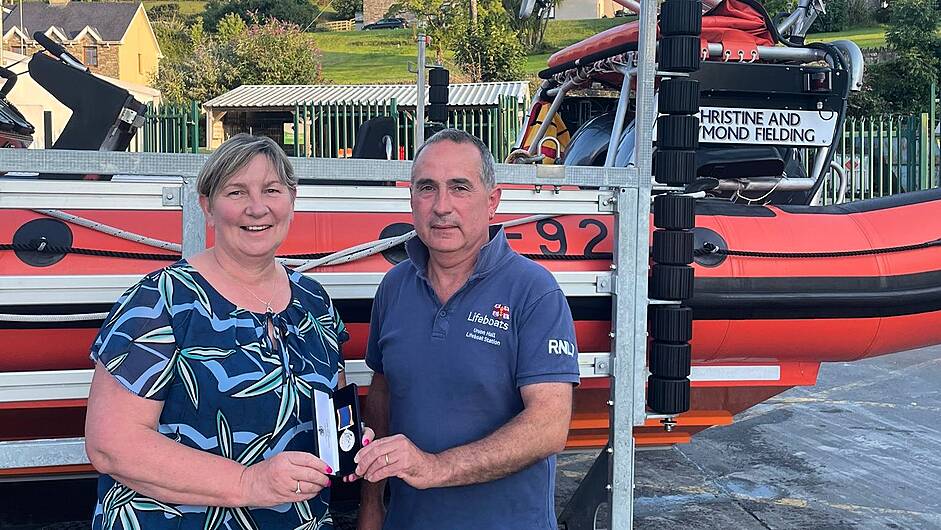 Mary Rose honoured for her work with the RNLI Image