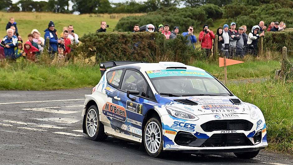 Keith Cronin races to crucial Ulster Rally victory Image