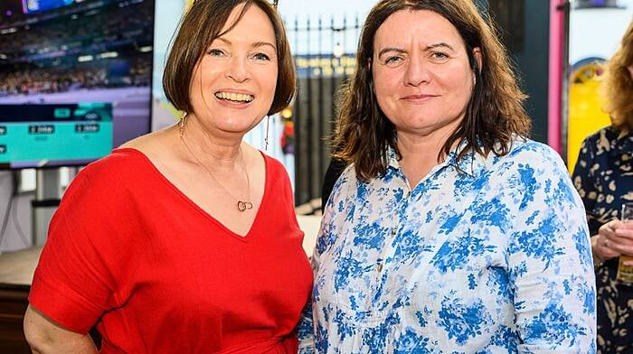 Josephine Deasy and Catherine Buckley at the Leaving Cert class of 1984 Convent of Mercy reunion which was held last weekend at Hamlets. (Photo:  John Allen)