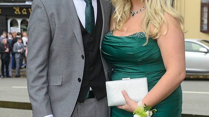 Pictured at the Hamilton High School grads were Max Mullaney and Tamara Kruslin. (Photo: Denis Boyle)