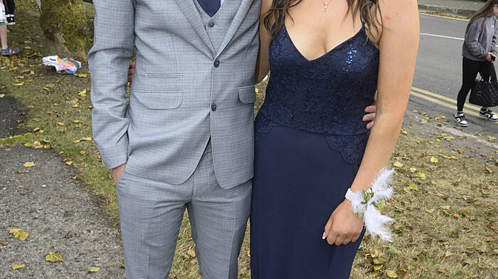 Pictured at the Hamilton High School grads were Leslie Buttimore and Elaine Healy. (Photo: Denis Boyle)