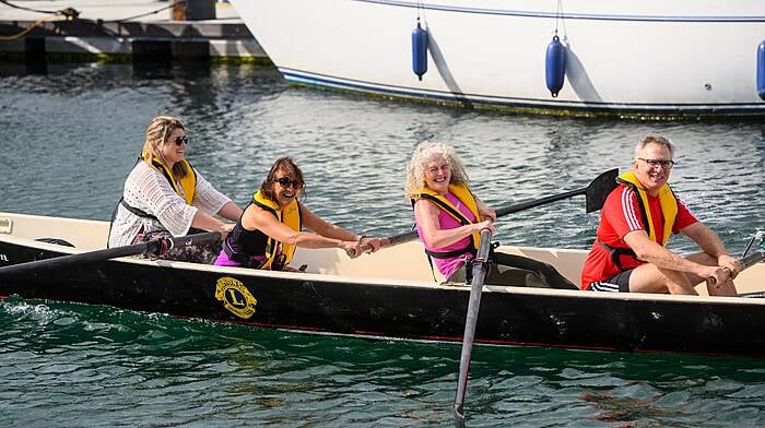 Kinsale Rowing Club members having fun at the Kinsale Regatta.  (Photo: John Allen)