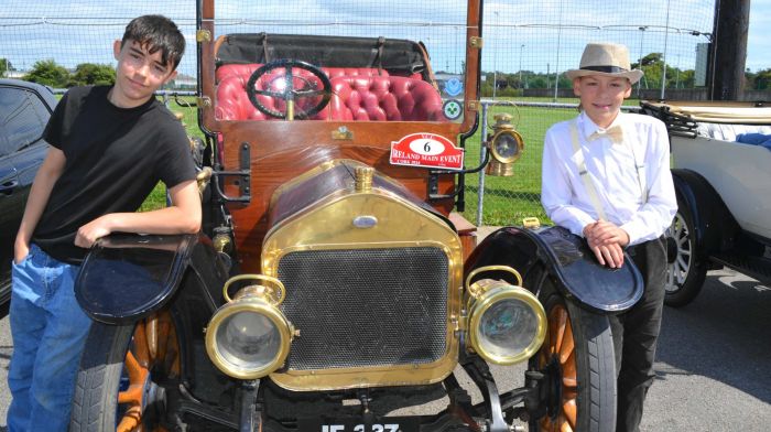 Alex Wilson, Innishannon and Aran Araya Nartowska, Bishopstown with their 1910 Wolseley at the Vintage Car Club of  Great Britain - Irish Section at their vintage run in Skibbereen. (Photo: Anne Minihane)