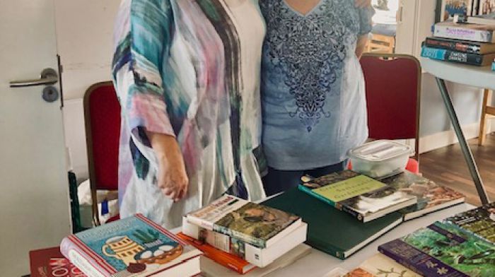 Baltimore Tidy Towns volunteers Jonnie Goyer and Valerie Brown at the recent coffee morning.