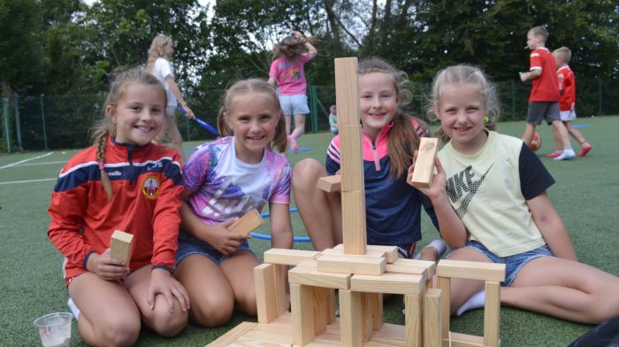 Enjoying the Family Fun Day and Fundraiser for Marymount Hospice in memory of Tony Salter were Amy McCarthy, Emily Collins, Aoife McCarthy and Saoirse Coakley. (Photo: Anne Minihane)