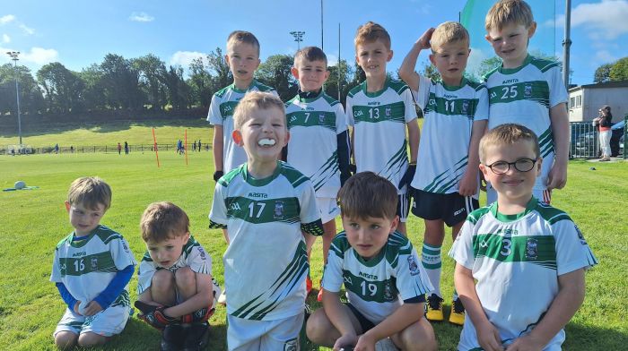 The Ilen Rovers U8 boys played a blitz in Dunmanway last Saturday. Back row (from left) Rory Keane, Patrick O’Driscoll, Tadhg Barry, Daniel Casey and Tadhg Holland. Front (from left) Sean Holland, Fionn Barry, Conor Whooley, Archie Desmond and Eoghan Collins.