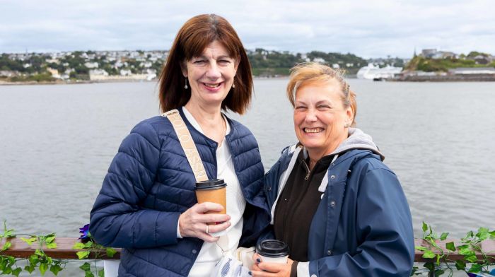 Ann Goggin, Ballincollig and Christine Helbing, Crosshaven on Cork Harbour Cruises celebrating the launch of Cork Cancer Care Centre's rebranding to Iris House Cork Cancer Support. (Photo: Alison Miles)