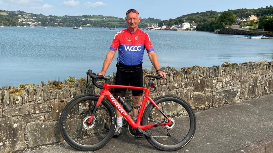 West Cork Cycling Club’s Tony Moseley is excited to take on the world! Image