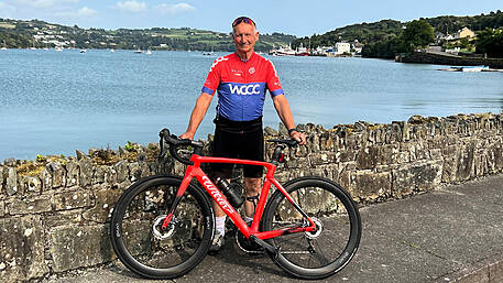 West Cork Cycling Club’s Tony Moseley is excited to take on the world! Image