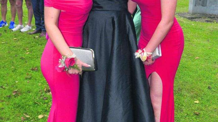 At the St Brogan's college Bandon grads were Roisín Curtain, Rachel Perrott and Lucy McCarthy. Left: (Photo: Denis Boyle)