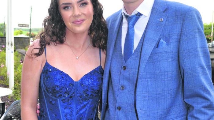 Alaia O'Sullivan, Caheragh and Niall Buckley, Shepperton before the Skibbereen Community School Debs. (Photo: Anne Minihane)