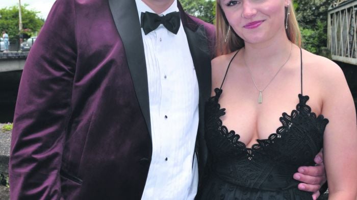 Right: Seamus Griffiths and Frances Hegarty from Baltimore at the debs. (Photo: Anne Minihane)