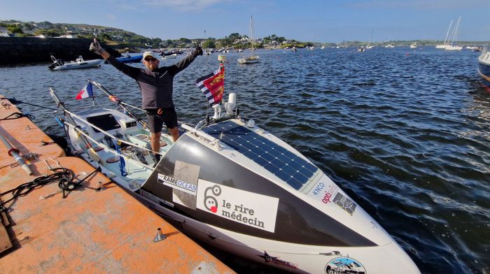 Baltimore gives record-breaking rower Patrick an Irish welcome Image