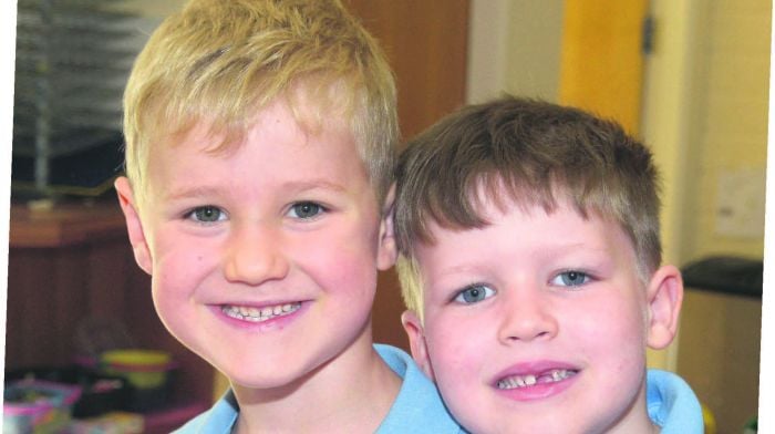 On their fi rst day at Bandon Bridge NS were Leon Wyrislik and Michael Larkin.
(Photo: Denis Boyle)